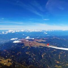 Flugwegposition um 12:06:58: Aufgenommen in der Nähe von Gemeinde Soboth, Soboth, Österreich in 3814 Meter